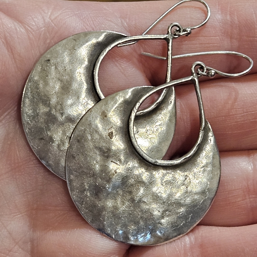Silpada | Sterling Hammered Earrings